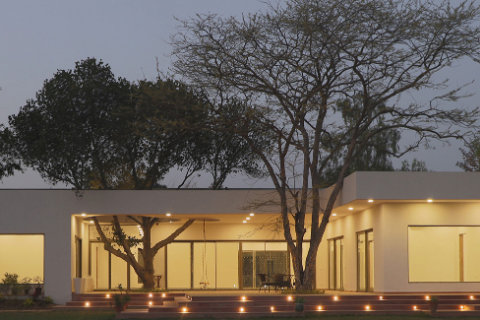 A house under the tree shade - By Spall Associates