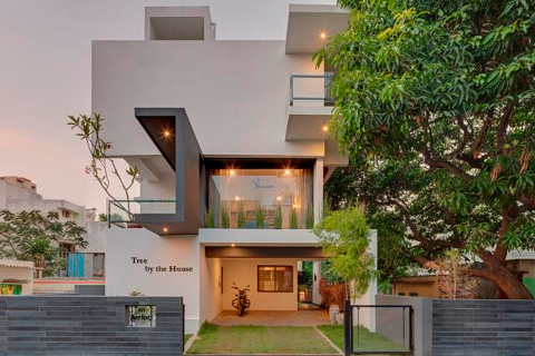 Tree By the House by Ashwin Architects