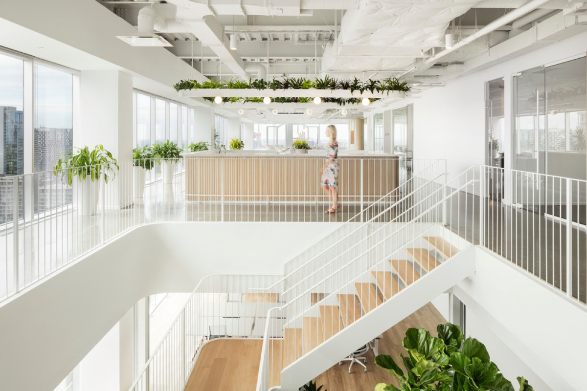 Staging nature in the corporate space - Behavox by ISSADESIGN