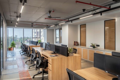 The Earth and Metal Office by Sparc Design