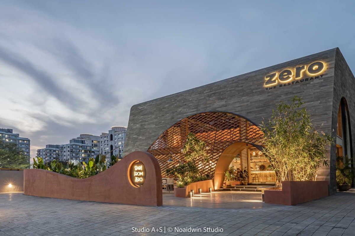 Exterior View of Zero The Restaurant by Studio A + S
