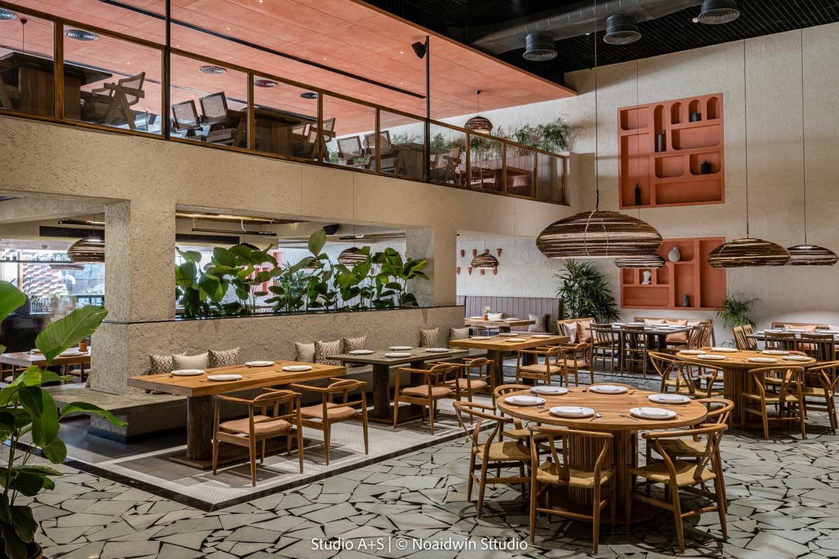Interior view of Zero The Restaurant by Studio A + S