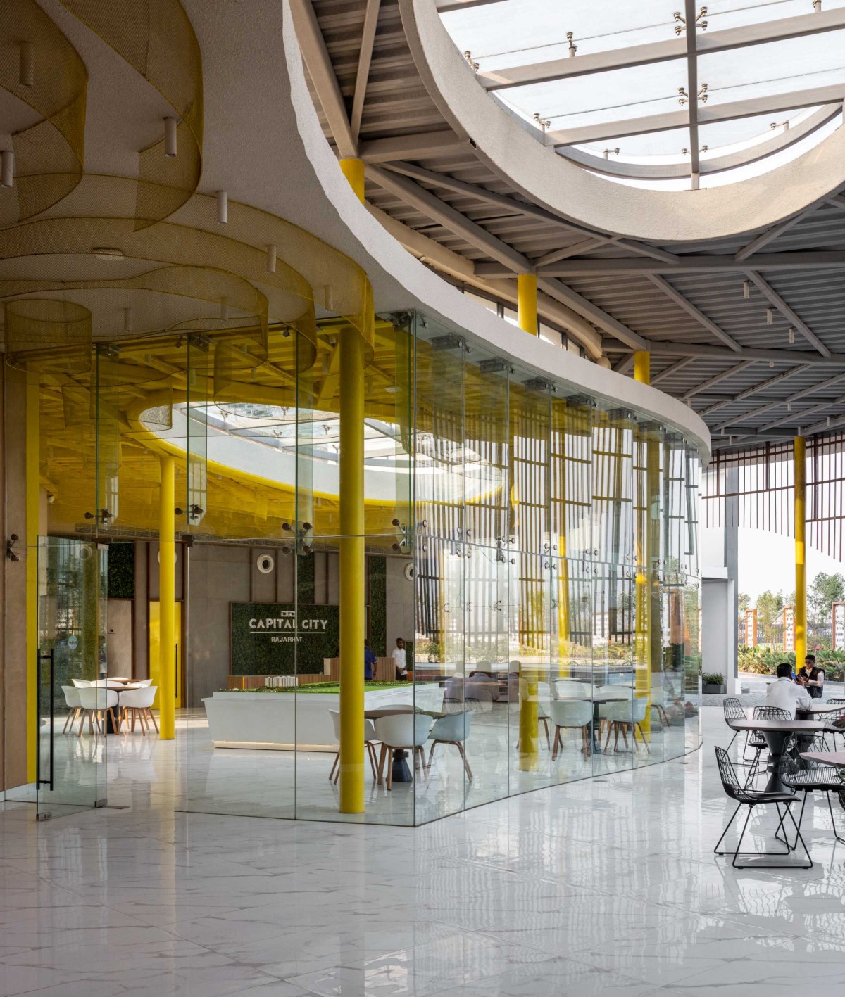 Interior view of DTC Capital City Experience Centre by Square