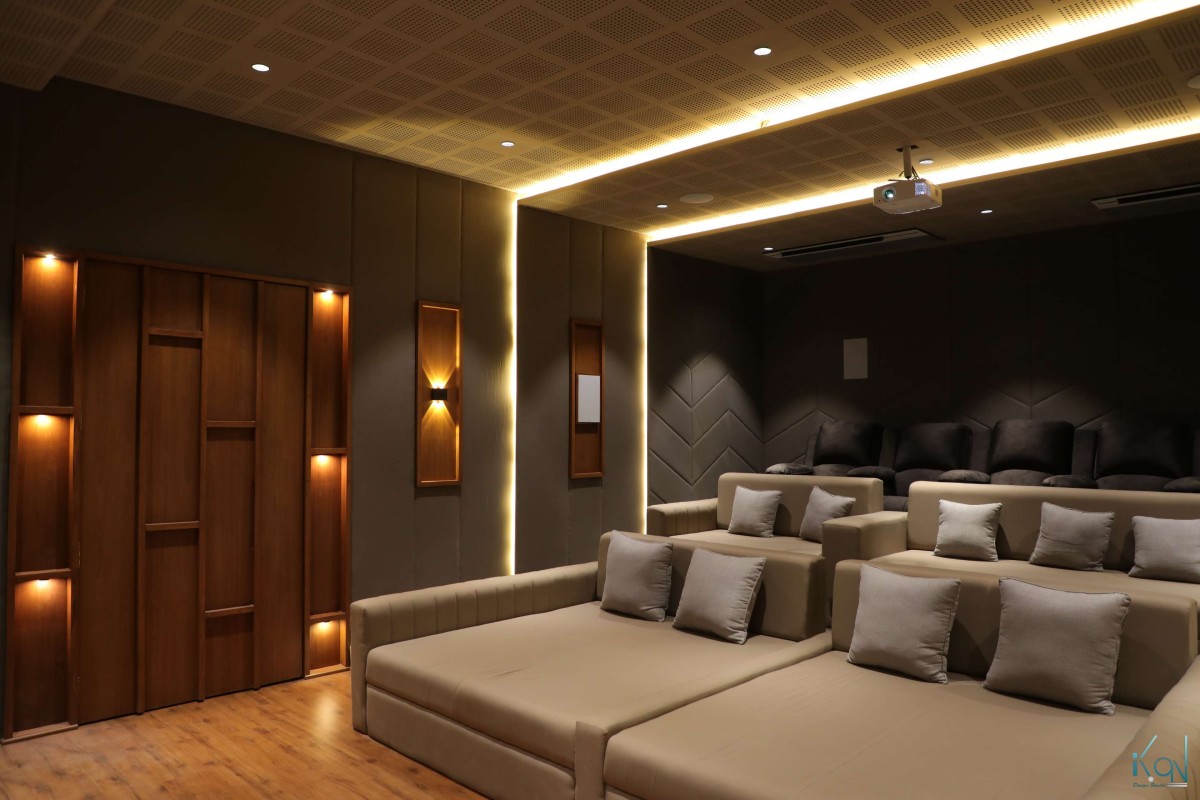 Home Theatre of Sukoon By K.AN Design Studio