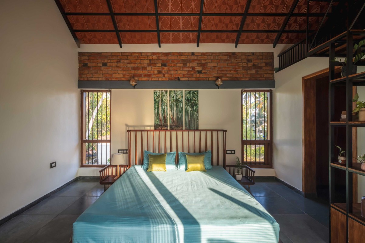 First floor bedroom of Khayaal by 7th Hue Architecture Studio