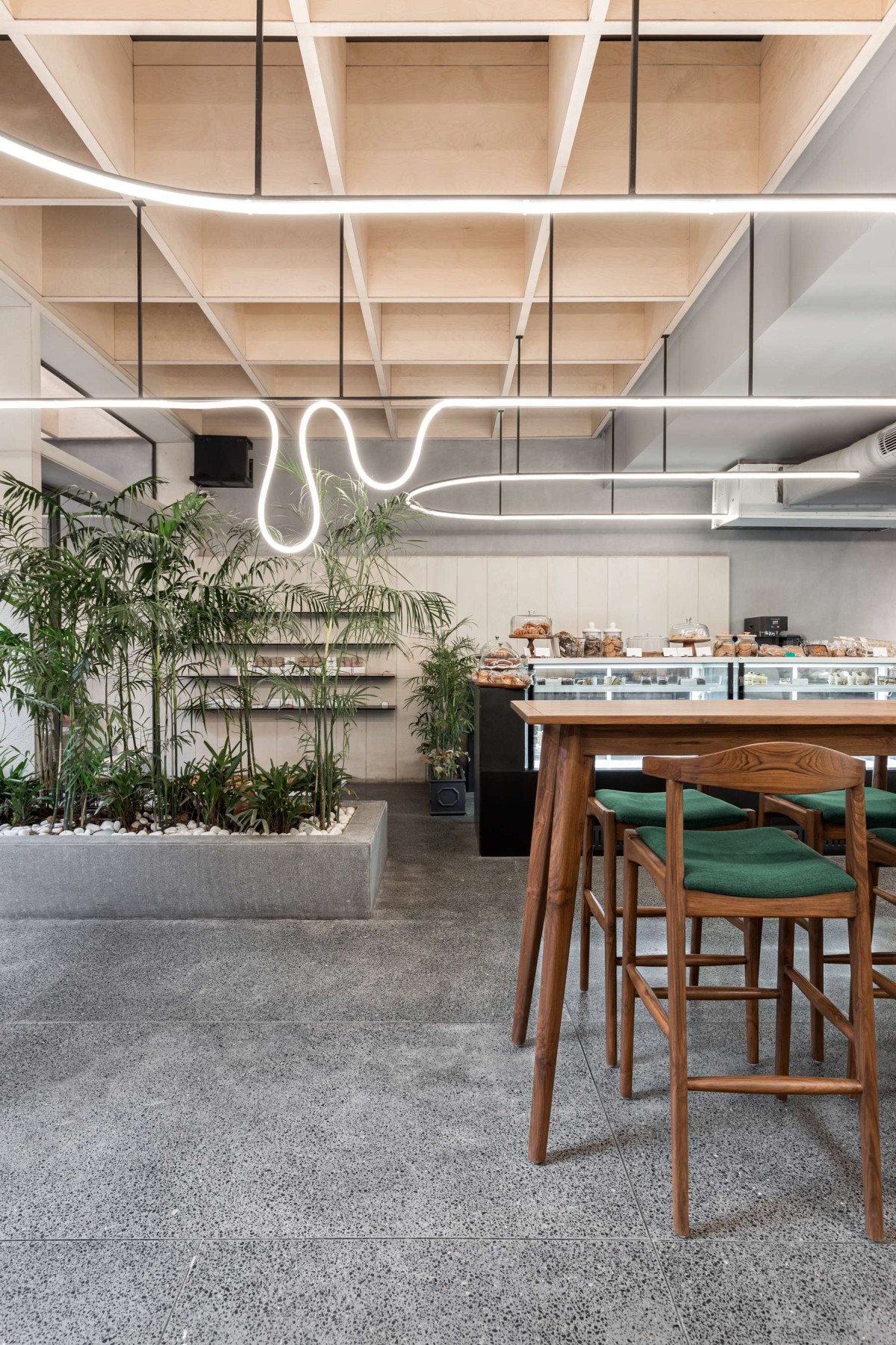 Interior view of BEIGE Café & Bakery by Arch.Lab