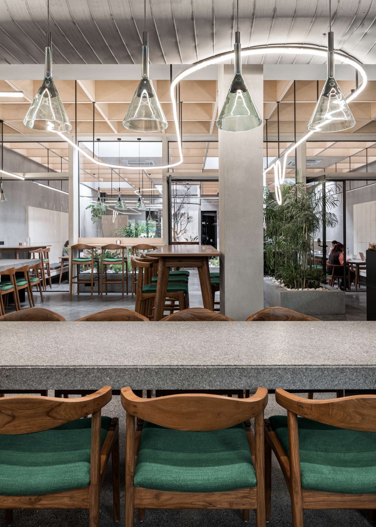 Interior view of BEIGE Café & Bakery by Arch.Lab