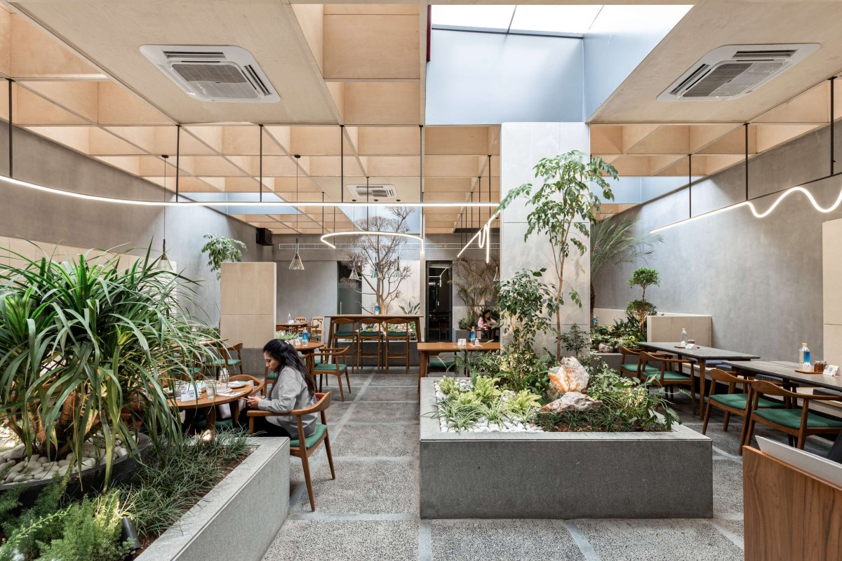 Interior view of BEIGE Café & Bakery by Arch.Lab