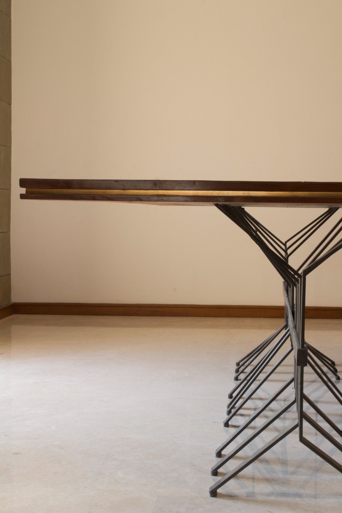 Detailed shot of Dining table