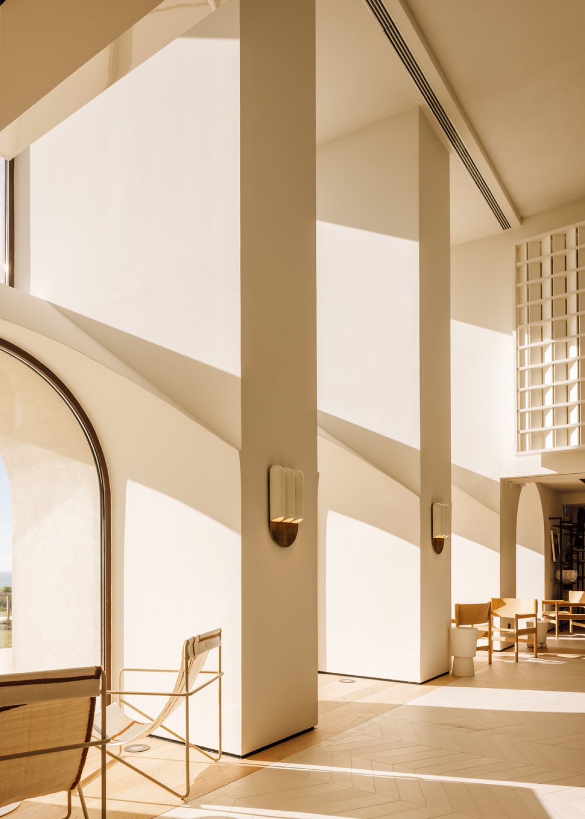 Interior view of Aethos Ericeira Hotel by Pedra Silva Arquitectos