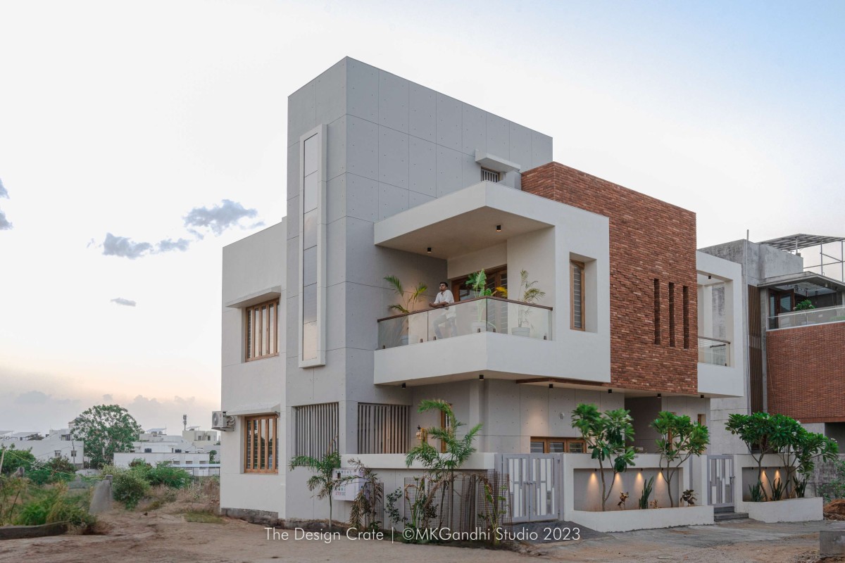 Exterior View Of Nandalay Residence by The Design Crate