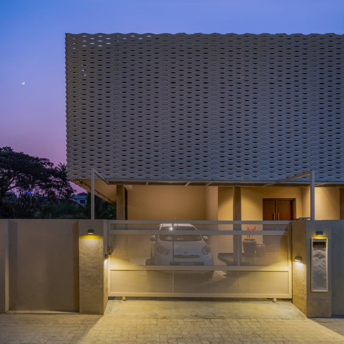 Exterior View Of SUGHOSHA - The Bespoke House by Illusion Architecture