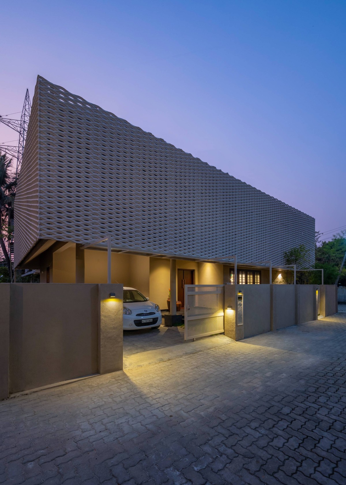 Exterior View Of SUGHOSHA - The Bespoke House by Illusion Architecture