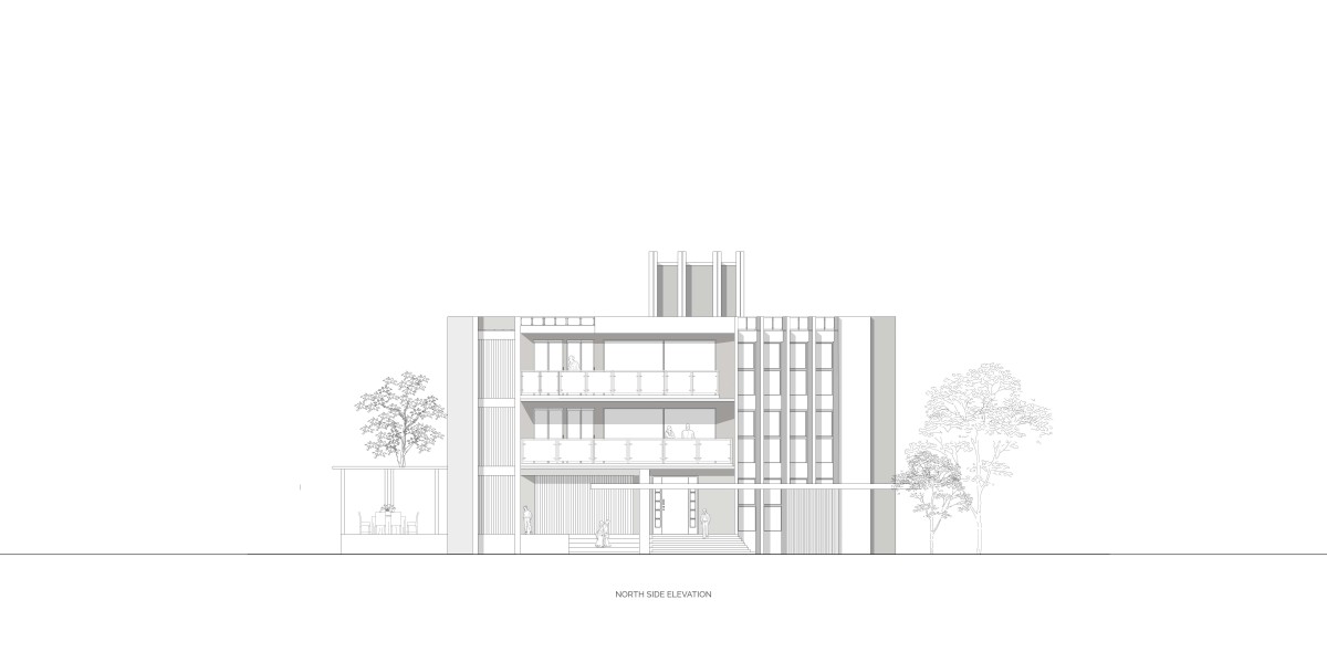 Elevation of Bhise Residence by Sankalp Designers