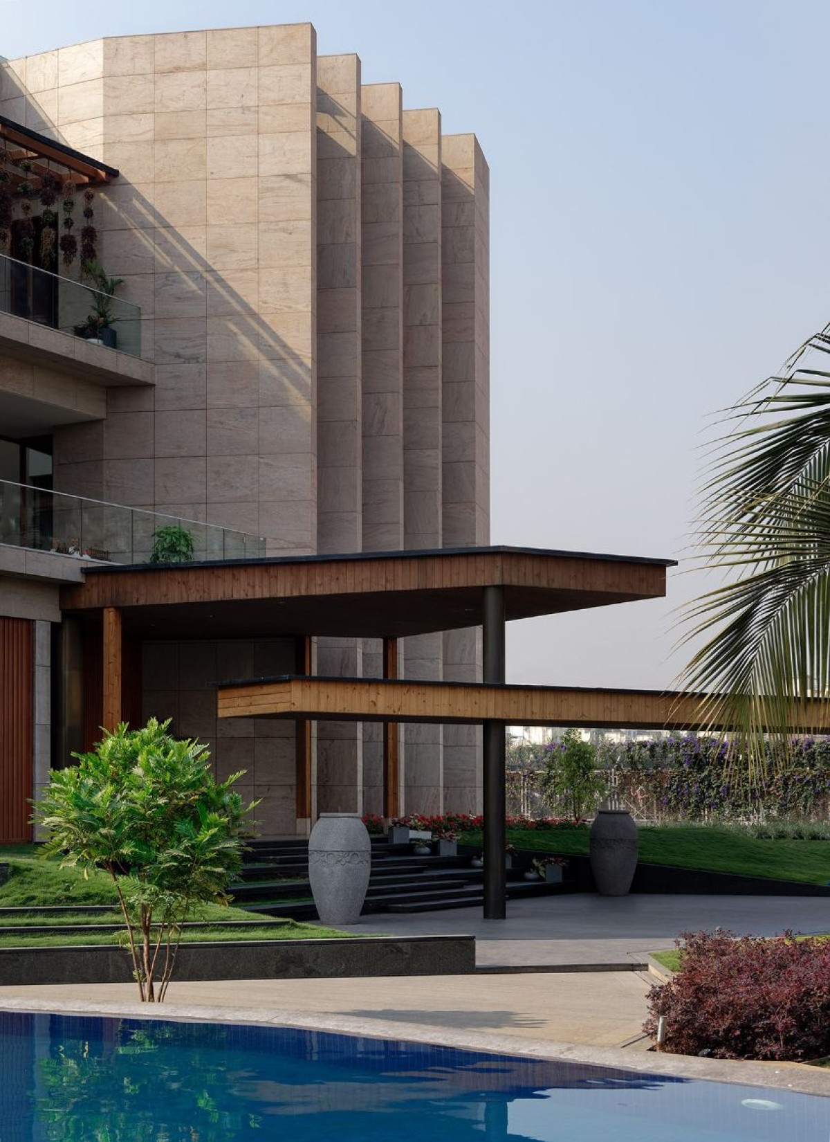 Entrance of Bhise Residence by Sankalp Designers