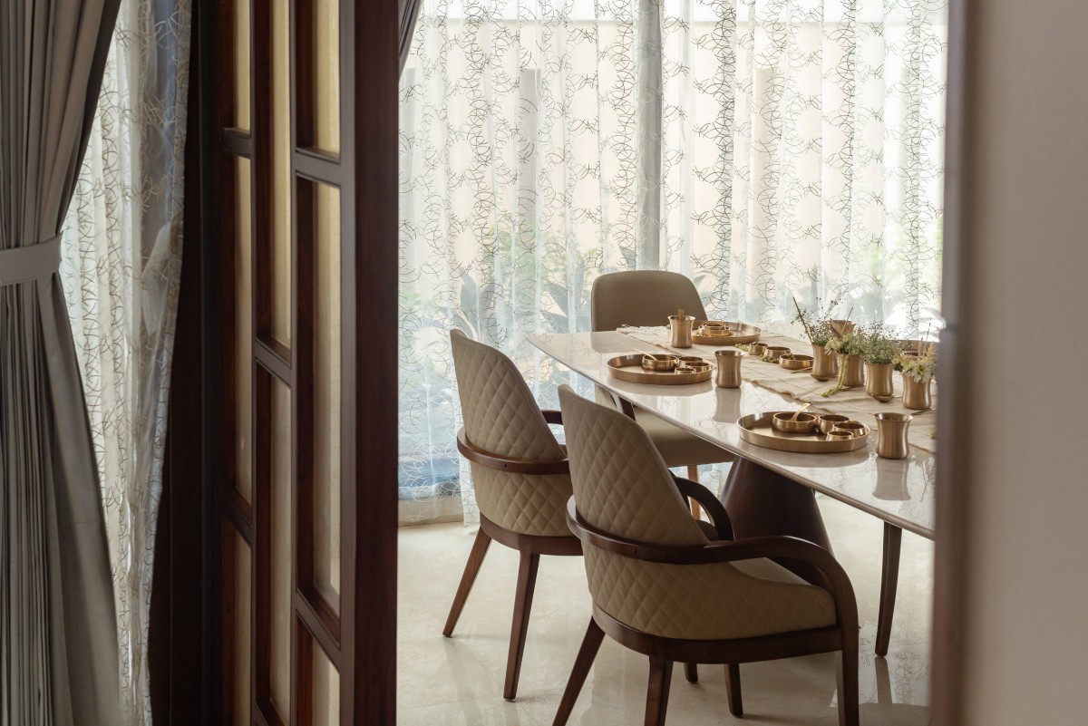 Dining room of Villa 46 by Hem & Associates