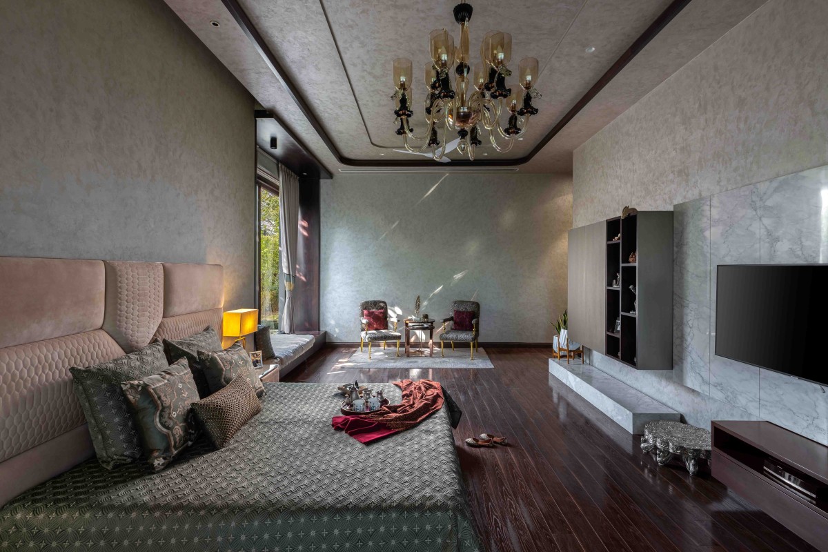Bedroom 4 of Chattarpur Villa by Design Deconstruct