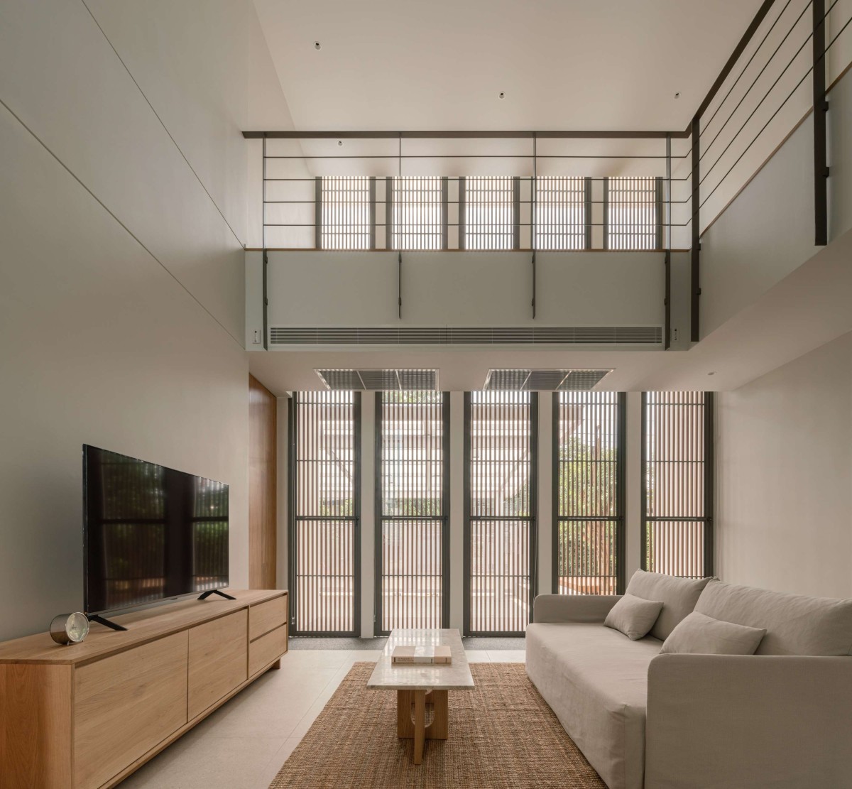 Living room of Masook House by Studio PATH