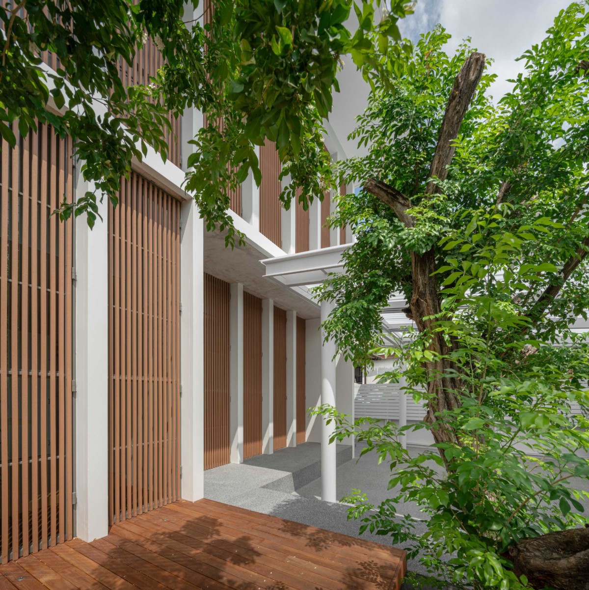 Exterior view of Masook House by Studio PATH