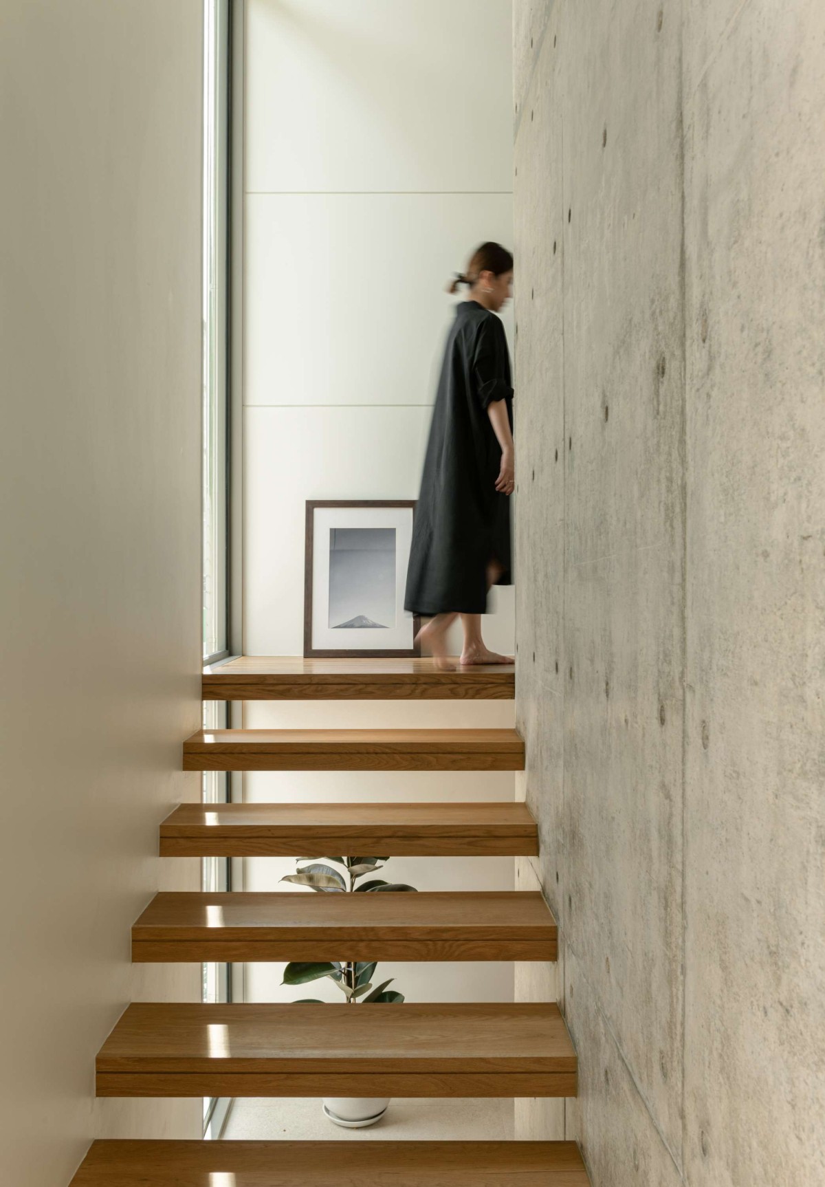 Staircase view of Masook House by Studio PATH