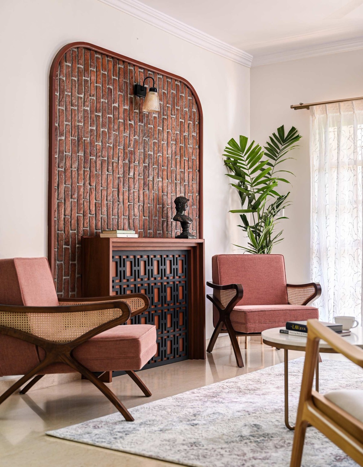 Living room of Brick and Jade by Kinaaya Design Studio