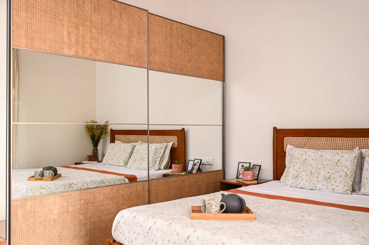 Master bedroom of Brick and Jade by Kinaaya Design Studio