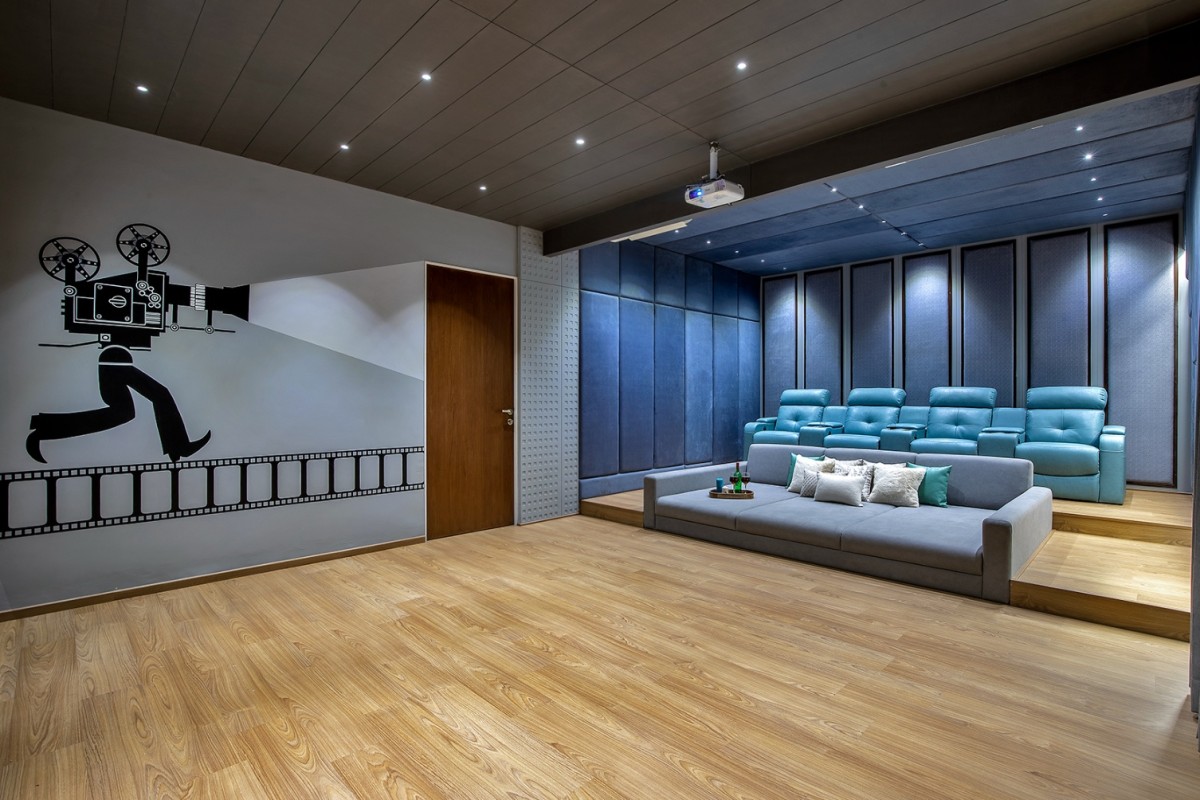 Home Theatre of Shayonam by Foresight Associates