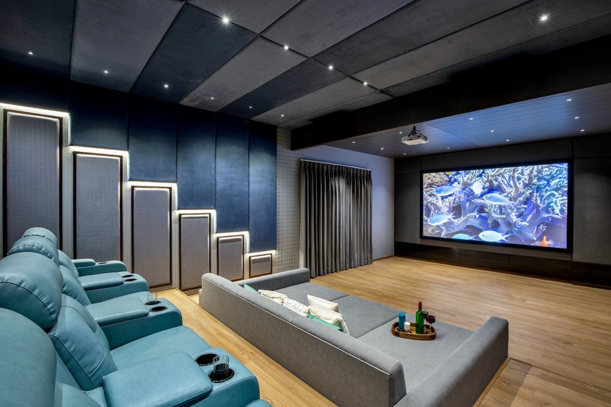 Home Theatre of Shayonam by Foresight Associates