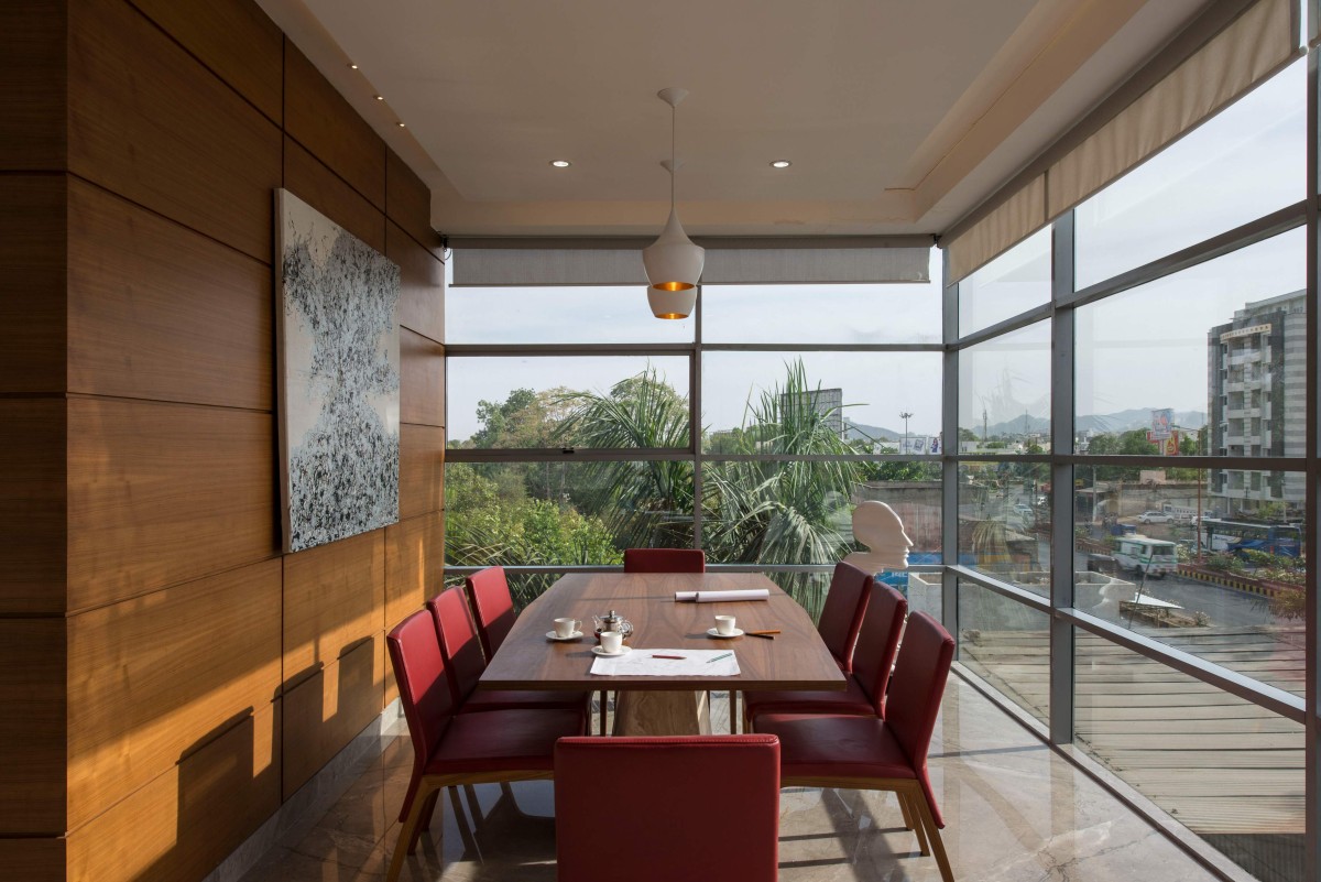 Staff area of The Building on a street, RBL Udaipur by Studio Design Inc