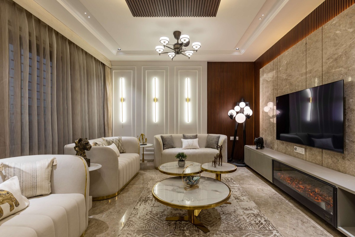 Living room of Aalind by Imagine Design Studios