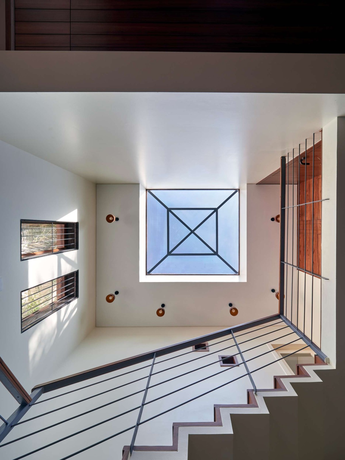 The Skylight of The Brick Abode by Alok Kothari Architects