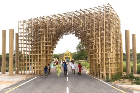 Northeast Commemorative Gate- 36th Surajkund Crafts Mela (Fair) by atArchitecture