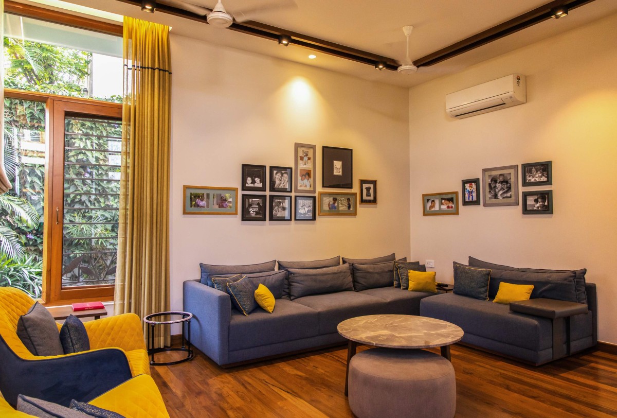 Living room of Light House by Vishwakarma Design Studio