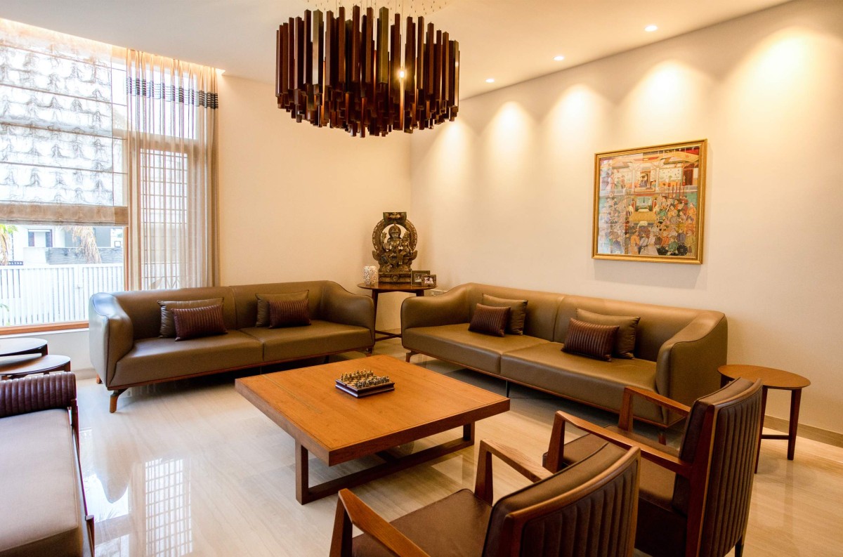 Family living of Light House by Vishwakarma Design Studio