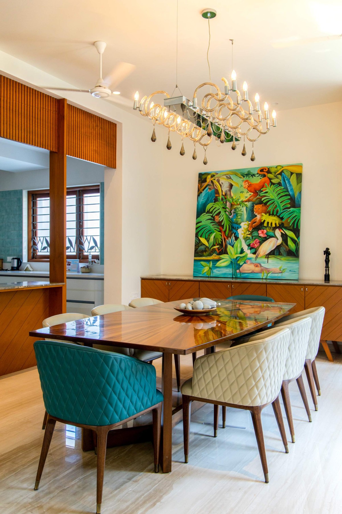 Dining of Light House by Vishwakarma Design Studio