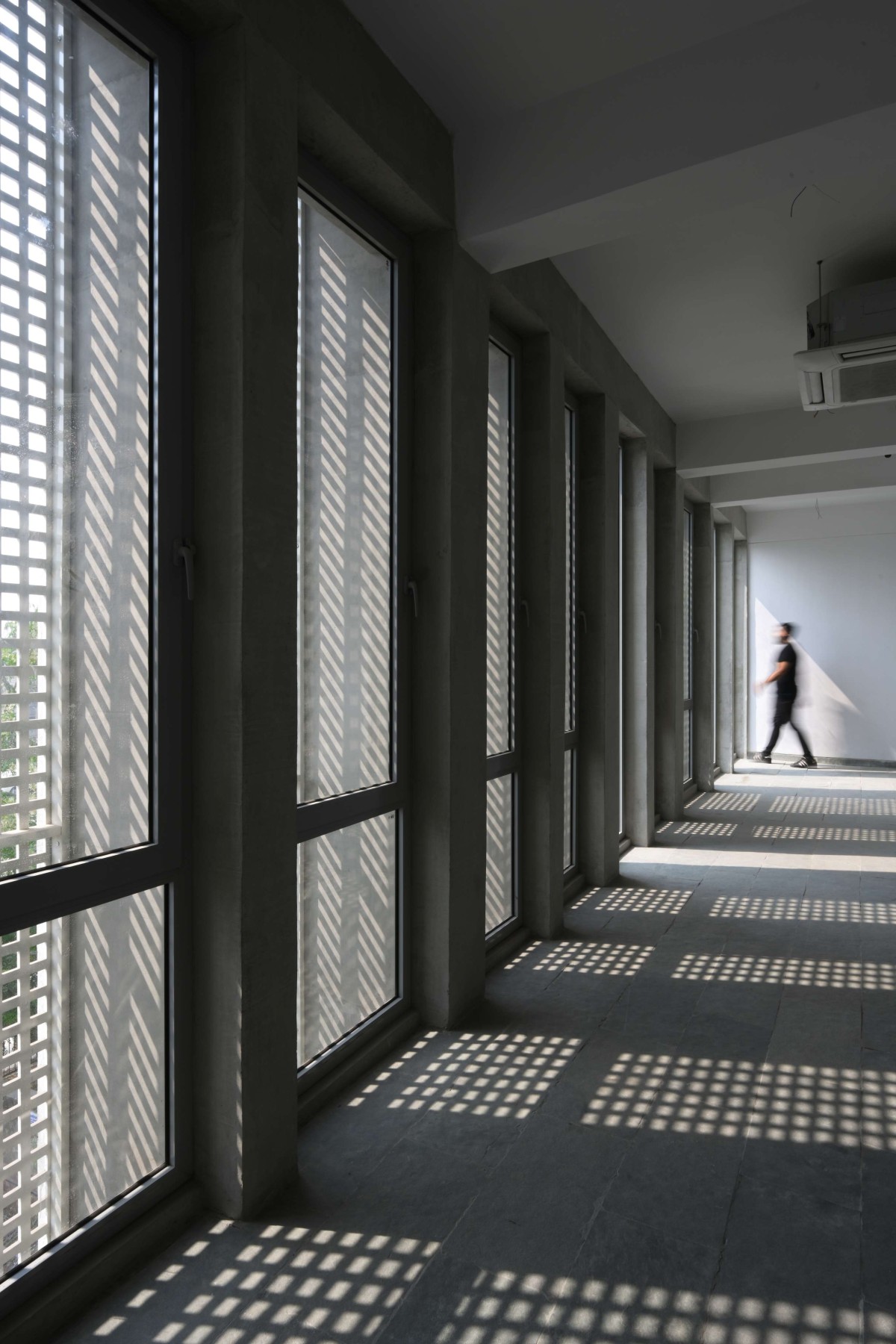 Interior view of Veiled Building by KUN Studio