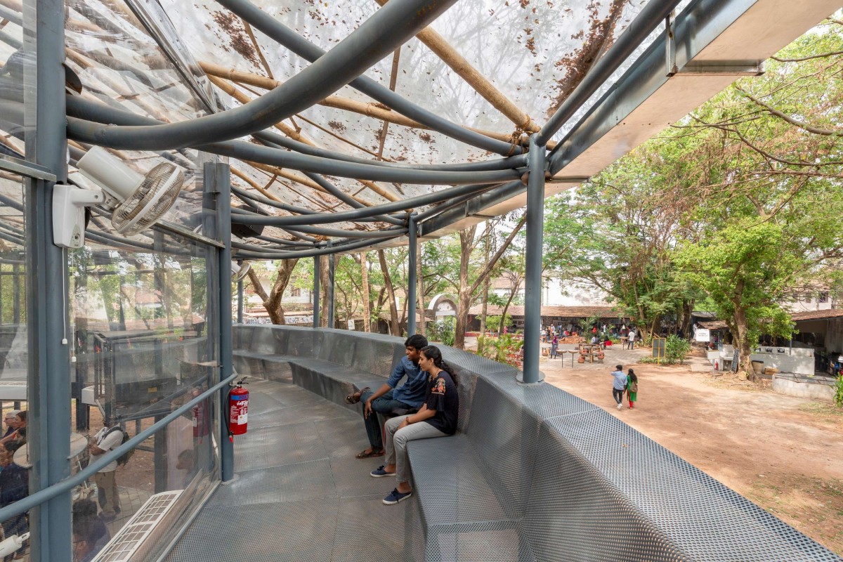 Deck Seating of KOODAARAM The Kochi-Muziris Biennale 2018-19 Pavilion by Anagram Architects