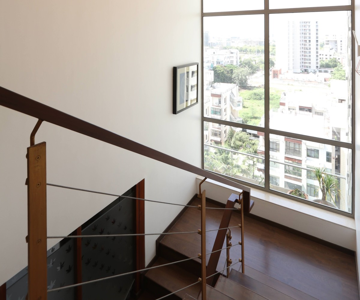 Staircase of Majestic Penthouse by DP Dimensions