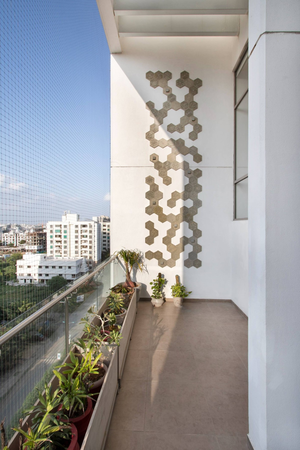 Balcony of Majestic Penthouse by DP Dimensions