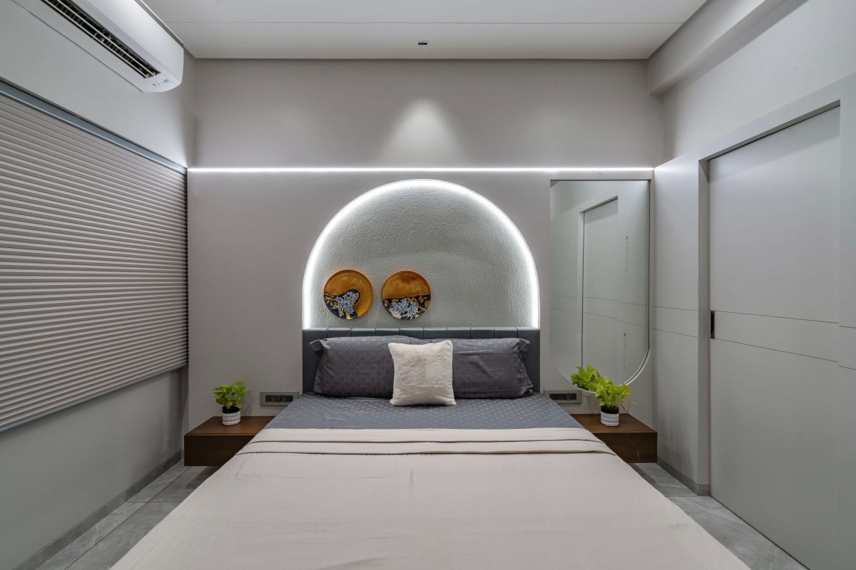 Bedroom 4 of An Amiable Enclave Of Sharnam 7 by Anand Patel Architects