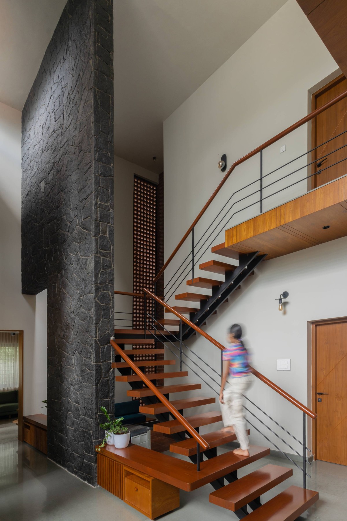 Staircase of Tropical Incline by Bani Architects
