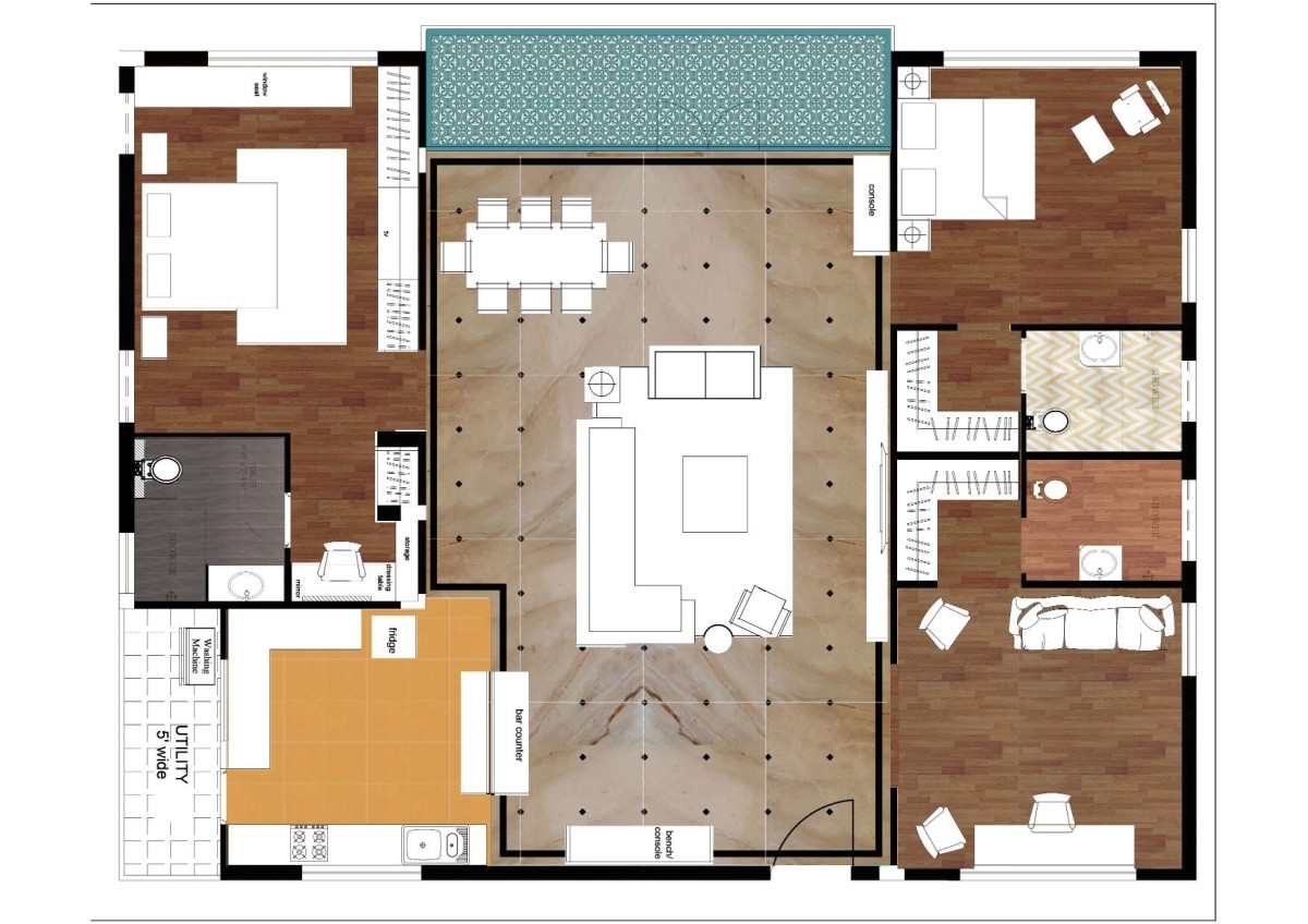 Floor plan of The Light Abode by Beyond Spaces