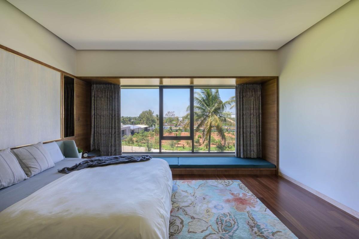 Bedroom of Pushpa House by Ecumene Habitat Solutions Pvt. Ltd.