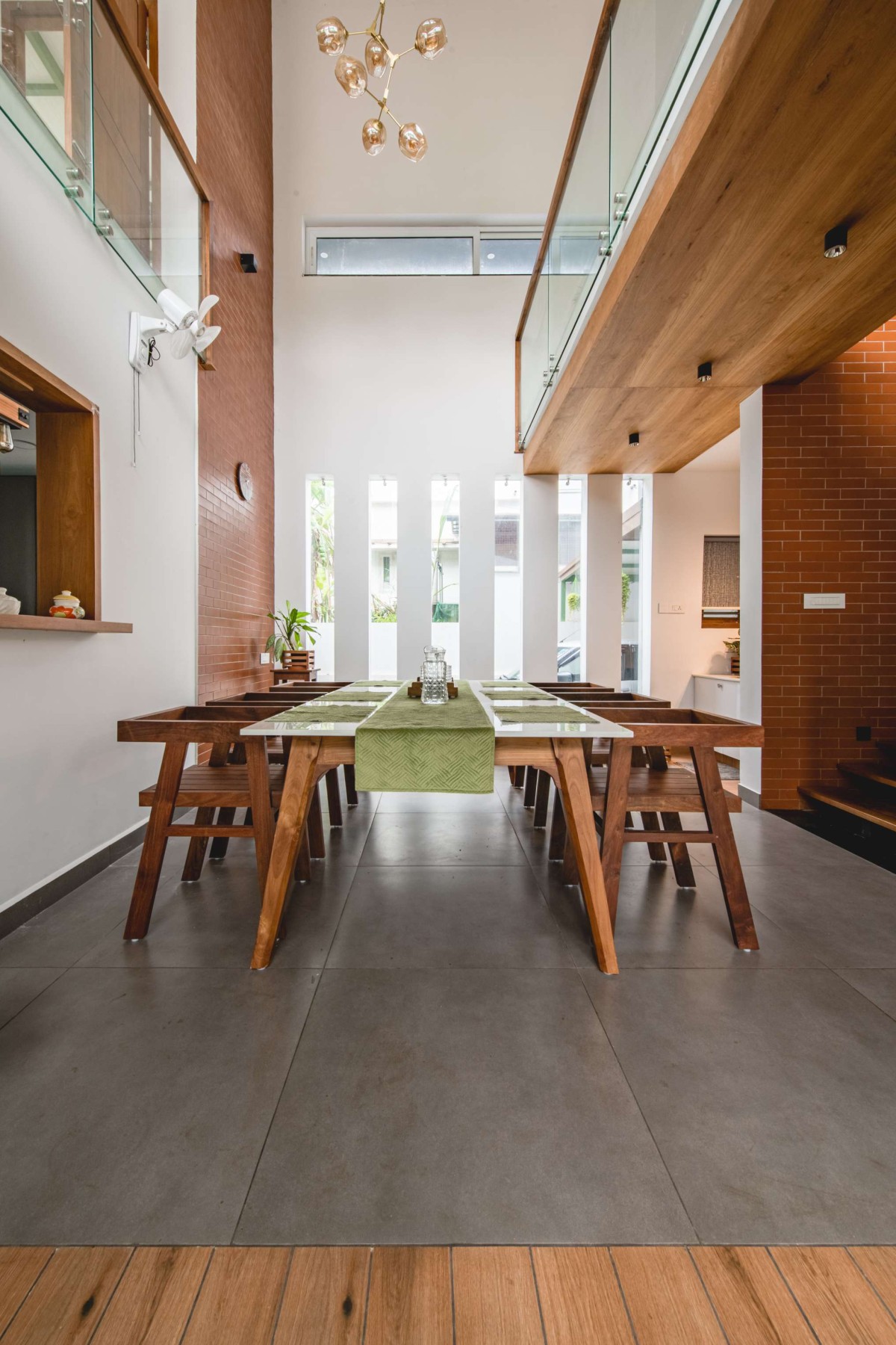 Dining of Courtyard House by Designature Architects