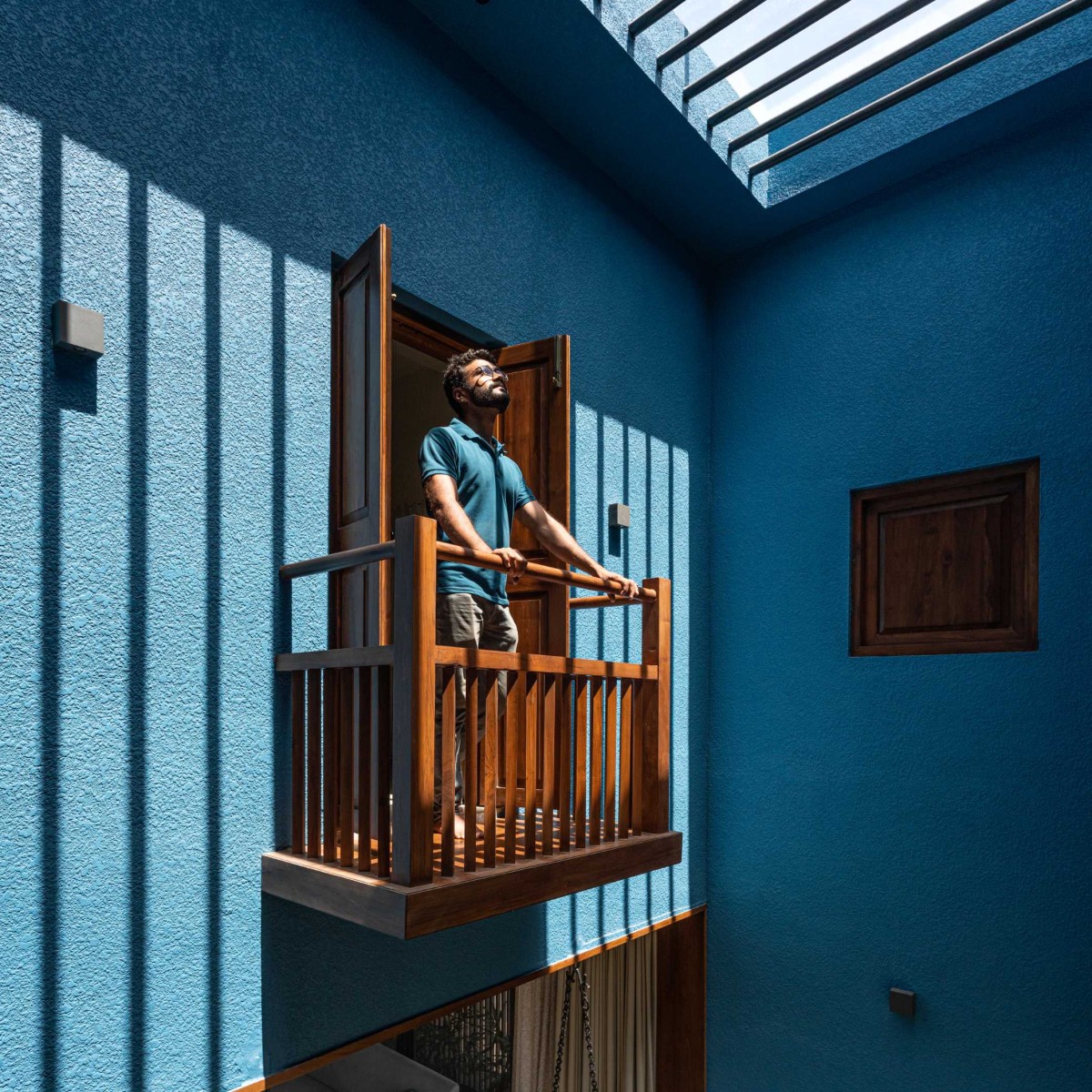 Wooden Balcony of Anandi by Avartan Design Studio