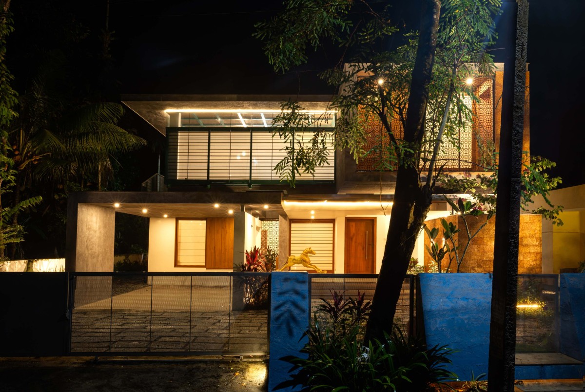 Exterior view of Manjadi House of The Bead Tree by NO Architects Designers and Social Artists