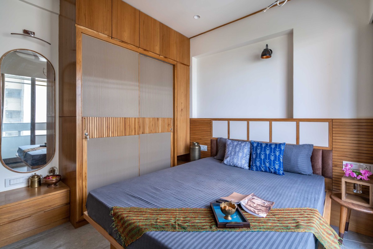 Grand Parents Bedroom of The Fluting House by UA Lab (Urban Architectural Collaborative) & The Design Story