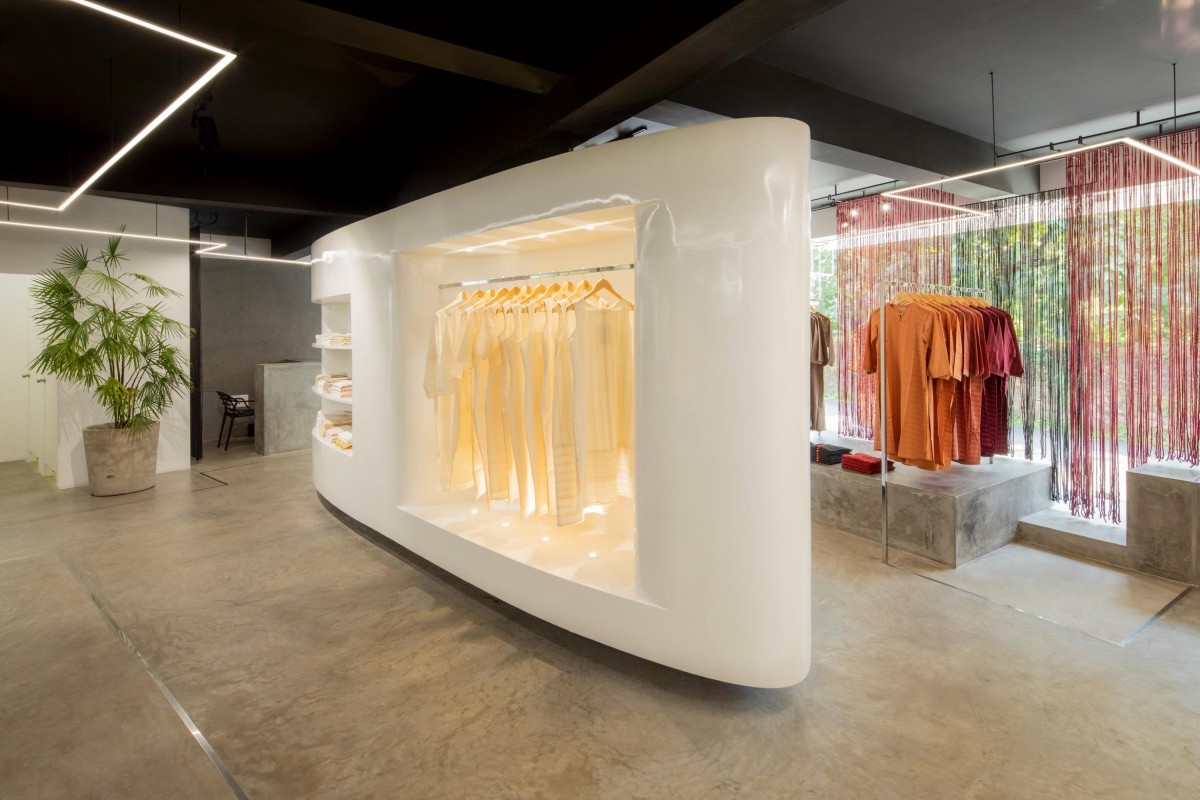 Interior view of The Store between the Lines by LIJO.RENY.Architects