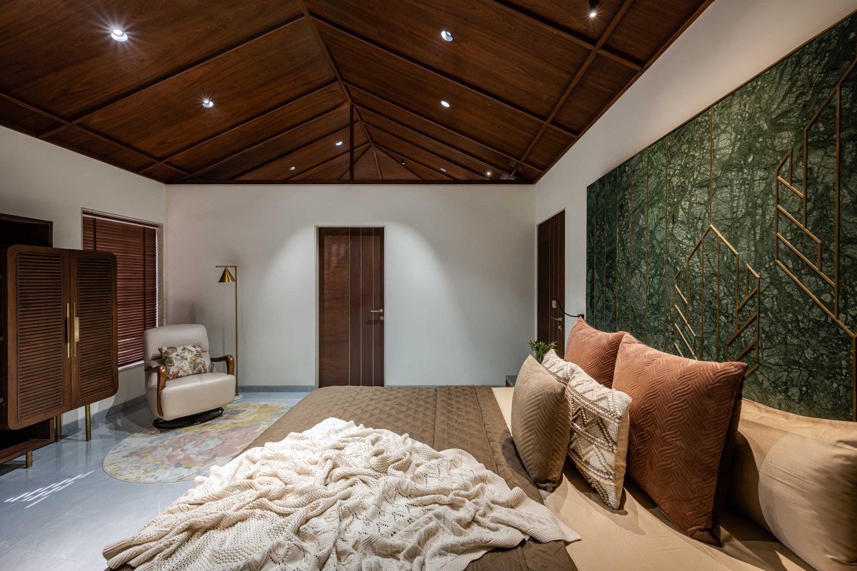 Master Bedroom of The Quaint Bungalow by Design Salt Studio