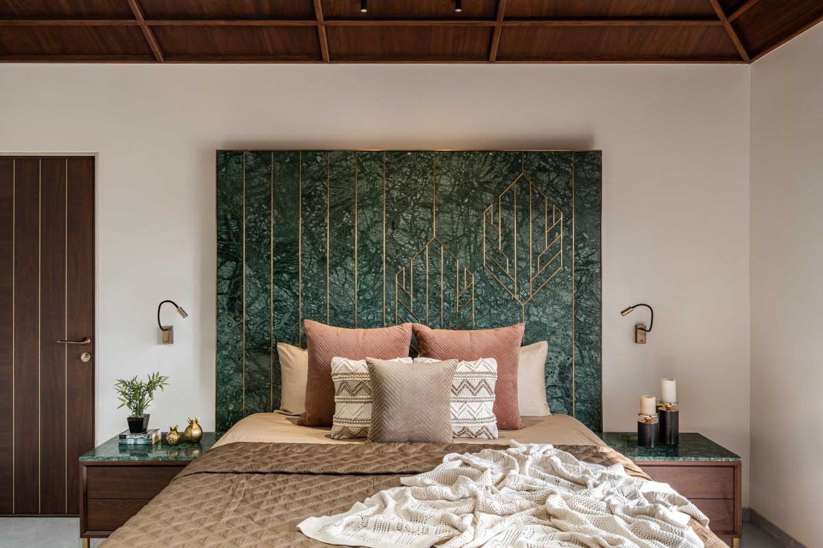 Master Bedroom of The Quaint Bungalow by Design Salt Studio